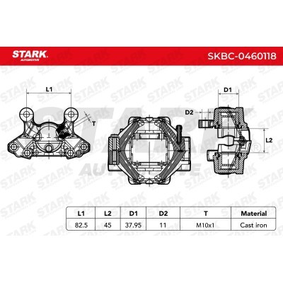 Bremssattel Stark SKBC-0460118 SKBC-0460118 - foto 7