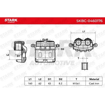 Bremssattel Stark SKBC-0460176 SKBC-0460176 - foto 6
