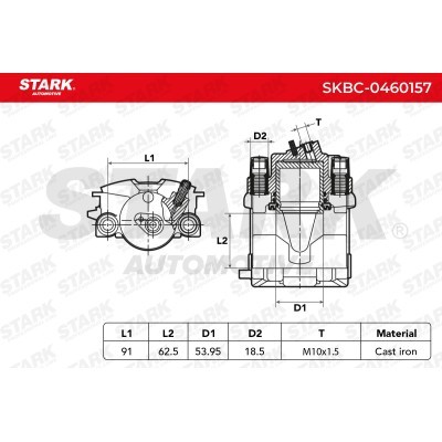 Bremssattel Stark SKBC-0460157 SKBC-0460157 - foto 4