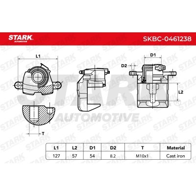 Bremssattel Stark SKBC-0461238 SKBC-0461238 - foto 6