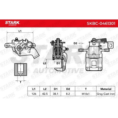 Bremssattel Stark SKBC-0461301 SKBC-0461301 - foto 3