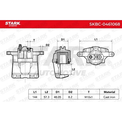 Bremssattel Stark SKBC-0461068 SKBC-0461068 - foto 3