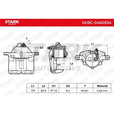 Bremssattel Stark SKBC-0460534 SKBC-0460534 - foto 6