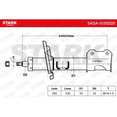 Stoßdämpfer Stark SKSA-0130325 SKSA-0130325 - foto 3