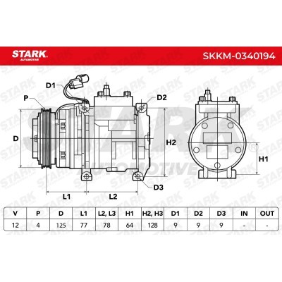 Kompressor, Klimaanlage SKKM-0340194 - foto 7