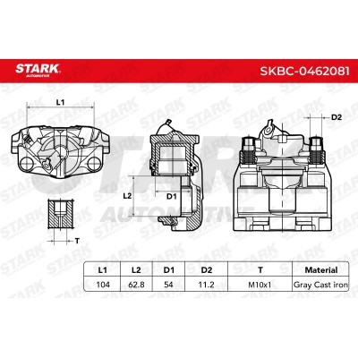 Bremssattel Stark SKBC-0462081 SKBC-0462081 - foto 5