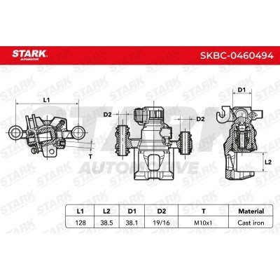 Bremssattel Stark SKBC-0460494 SKBC-0460494 - foto 6