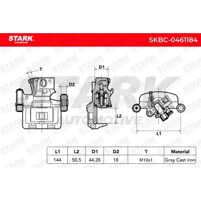 Bremssattel Stark SKBC-0461184 SKBC-0461184 - foto 6