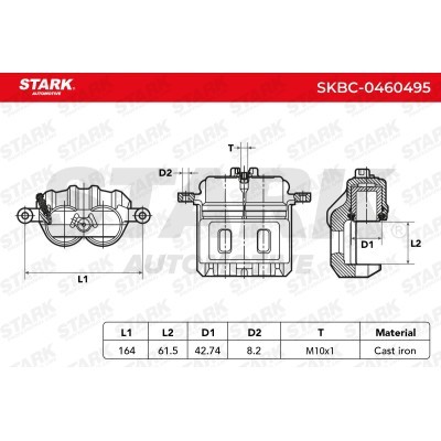 Bremssattel Stark SKBC-0460495 SKBC-0460495 - foto 5