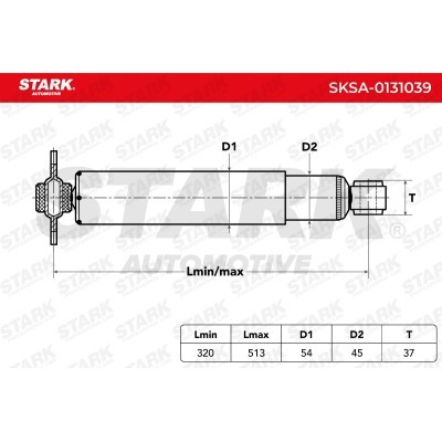 Stoßdämpfer Stark SKSA-0131039 SKSA-0131039 - foto 3
