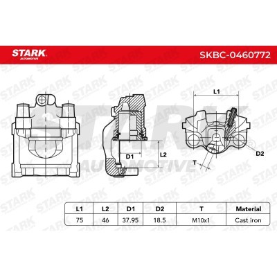 Bremssattel Stark SKBC-0460772 SKBC-0460772 - foto 5