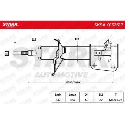 Stoßdämpfer Stark SKSA-0132617 SKSA-0132617 - foto 4