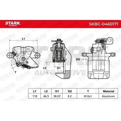 Bremssattel Stark SKBC-0460171 SKBC-0460171 - foto 4