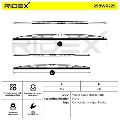 Wischblatt RIDEX 298W0225 298W0225 - foto 5