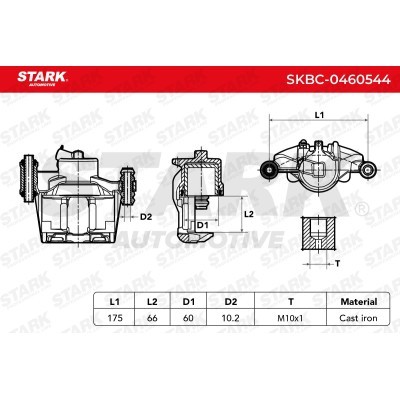 Bremssattel Stark SKBC-0460544 SKBC-0460544 - foto 5