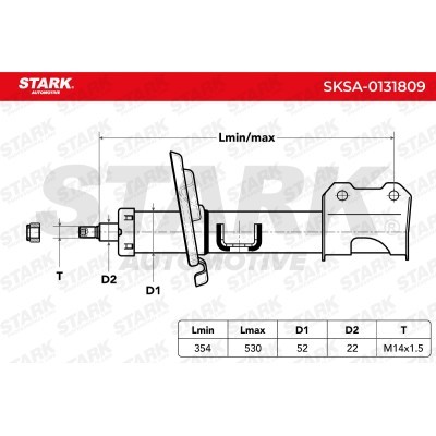 Stoßdämpfer Stark SKSA-0131809 SKSA-0131809 - foto 3