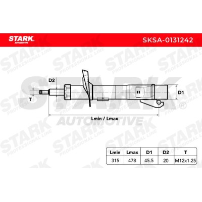 Stoßdämpfer Stark SKSA-0131242 SKSA-0131242 - foto 3