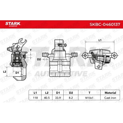 Bremssattel Stark SKBC-0460137 SKBC-0460137 - foto 7