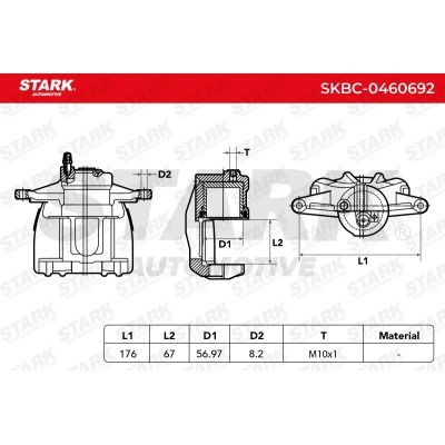 Bremssattel Stark SKBC-0460692 SKBC-0460692 - foto 5