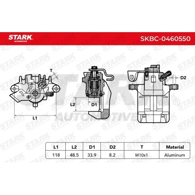 Bremssattel Stark SKBC-0460550 SKBC-0460550 - foto 4