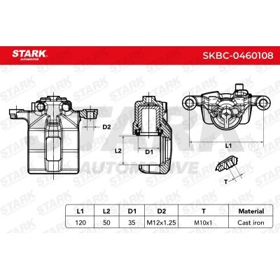 Bremssattel Stark SKBC-0460108 SKBC-0460108 - foto 7