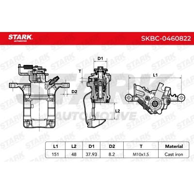 Bremssattel Stark SKBC-0460822 SKBC-0460822 - foto 5
