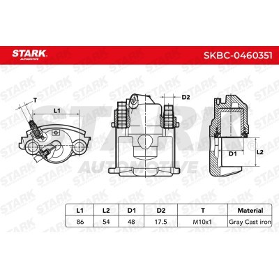 Bremssattel Stark SKBC-0460351 SKBC-0460351 - foto 5
