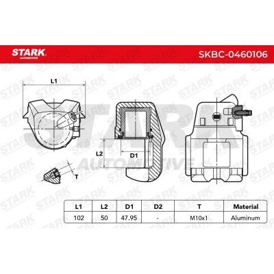 Bremssattel Stark SKBC-0460106 SKBC-0460106 - foto 5