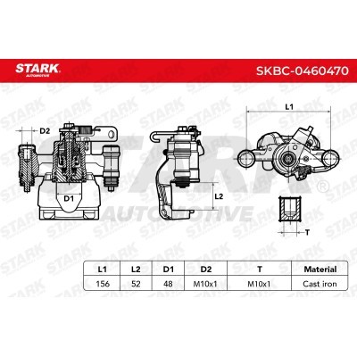 Bremssattel Stark SKBC-0460470 SKBC-0460470 - foto 6