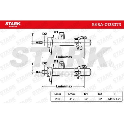 Stoßdämpfer Stark SKSA-0133373 SKSA-0133373 - foto 5