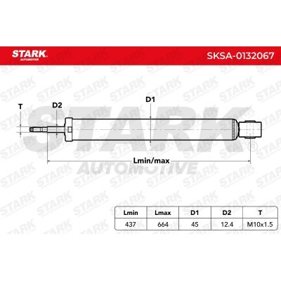 Stoßdämpfer Stark SKSA-0132067 SKSA-0132067 - foto 3