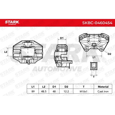 Bremssattel Stark SKBC-0460454 SKBC-0460454 - foto 6