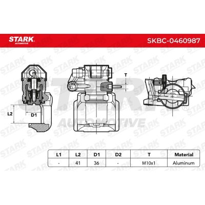 Bremssattel Stark SKBC-0460987 SKBC-0460987 - foto 6