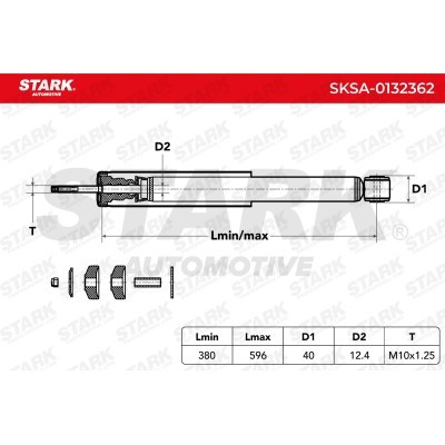 Stoßdämpfer Stark SKSA-0132362 SKSA-0132362 - foto 6