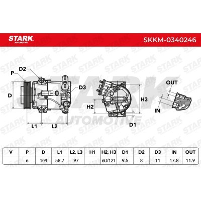 Kompressor, Klimaanlage SKKM-0340246 - foto 6