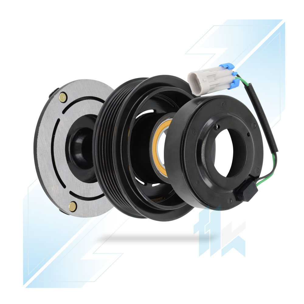 Klimakompressor Magnetkupplung (12V) DELPHI CSP17 6PK (PV6) Ø122/Ø120 Chevrolet (DAC) 112GC17600 - foto 1