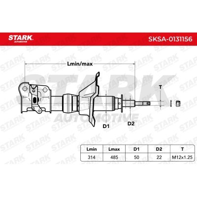 Stoßdämpfer Stark SKSA-0131156 SKSA-0131156 - foto 3