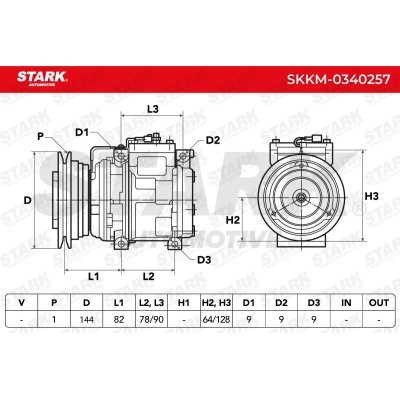 Kompressor, Klimaanlage SKKM-0340257 - foto 5