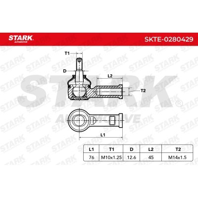 Spurstangenkopf Stark SKTE-0280429 SKTE-0280429 - foto 5