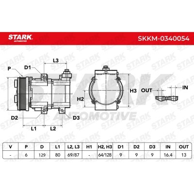 Kompressor, Klimaanlage SKKM-0340054 - foto 7
