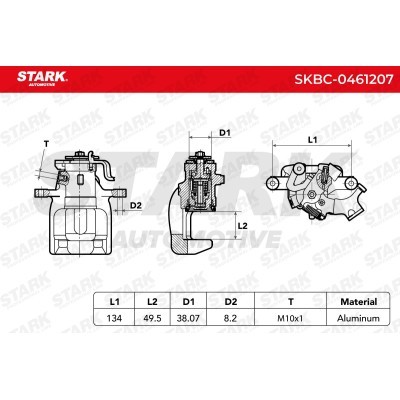 Bremssattel Stark SKBC-0461207 SKBC-0461207 - foto 5
