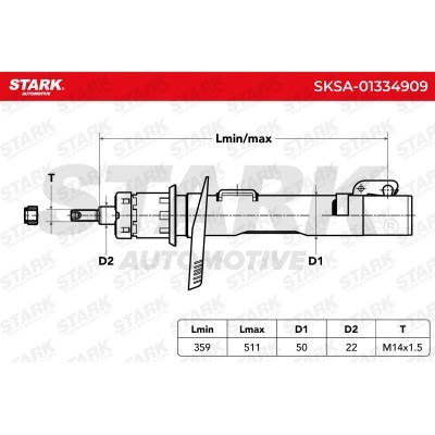 Stoßdämpfer Stark SKSA-01334909 SKSA-01334909 - foto 6