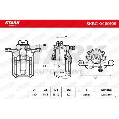 Bremssattel Stark SKBC-0460105 SKBC-0460105 - foto 3
