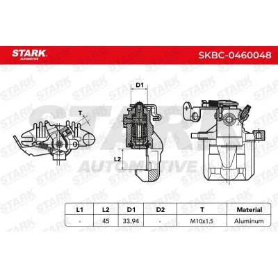 Bremssattel Stark SKBC-0460048 SKBC-0460048 - foto 3