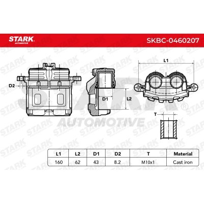 Bremssattel Stark SKBC-0460207 SKBC-0460207 - foto 8