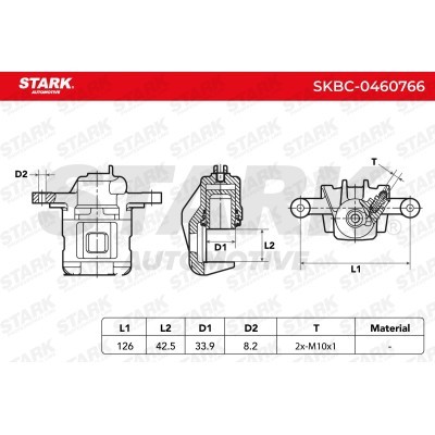 Bremssattel Stark SKBC-0460766 SKBC-0460766 - foto 6