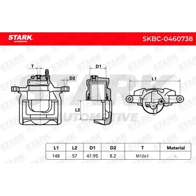 Bremssattel Stark SKBC-0460738 SKBC-0460738 - foto 3