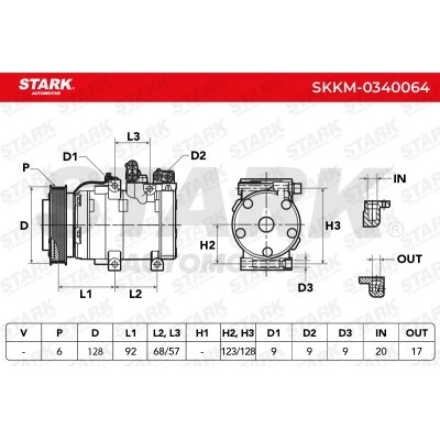 Kompressor, Klimaanlage SKKM-0340064 - foto 5