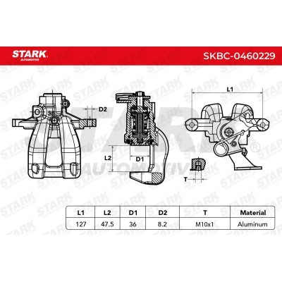 Bremssattel Stark SKBC-0460229 SKBC-0460229 - foto 6