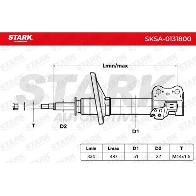 Stoßdämpfer Stark SKSA-0131800 SKSA-0131800 - foto 3